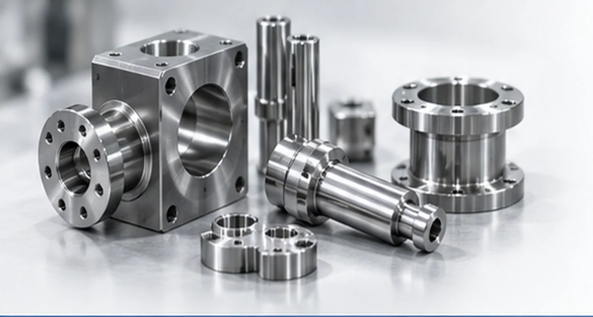 Selection of precision CNC machined parts